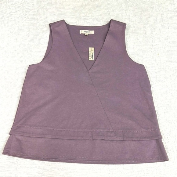 Madewell Purple Sleeveless Tank Top​ - Picture 6 of 6